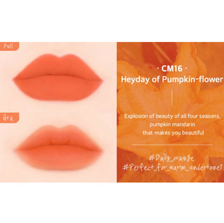 Black Rouge Cream Matt Rouge 3 lipstick in delicate rose shade, featuring a sleek black tube and creamy matte finish.