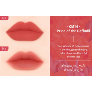 Black Rouge Cream Matt Rouge 3 lipstick in delicate rose shade, featuring a sleek black tube and smooth matte finish.
