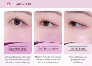 Black Rouge Dewy Whip Cheek and Beam makeup product in strawberry shade, featuring a soft, creamy texture for natural blush and highlight.