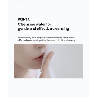 CELIMAX One Step Mild Cleansing Pad, 170mL, 60 count, gentle exfoliating and cleansing pad for healthy skin.