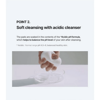 CELIMAX One Step Mild Cleansing Pad, 170mL, 60 count, soft exfoliating pad for gentle facial cleansing.