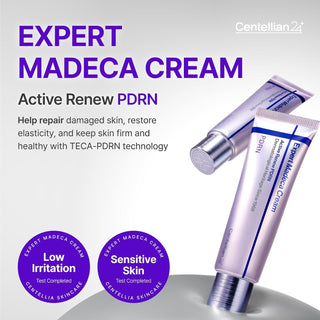 Centellian24 Expert Madeca Cream with PDRN, 50ml jar, featuring a smooth, hydrating cream for skin renewal and repair.