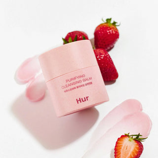 House of Hur Purifying Cleansing Balm 50mL in a sleek jar, designed for gentle facial cleansing and skin purification.