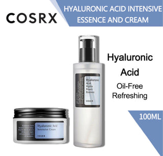 COSRX Hyaluronic Acid Hydra Power Essence bottle, 100ml, featuring clear liquid and minimalist label for deep hydration skincare.