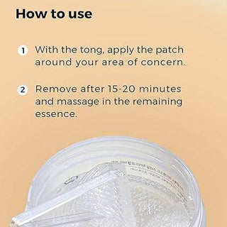 COSRX Advanced Snail Hydrogel Eye Patch with 30 pairs of soothing eye patches for reducing puffiness and dark circles.