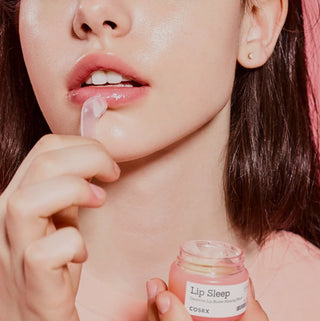 COSRX Balancium Ceramide Lip Butter Sleeping Mask, a nourishing lip balm with ceramides for overnight hydration.