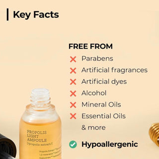 CosRx Full Fit Propolis Light Ampoule serum bottle with dropper, featuring a sleek design and label in the image.