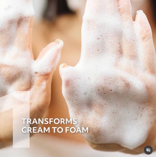 Deoproce Snail Galac Revital Cleansing Foam in a 100g tube, showing the creamy foam texture and packaging.
