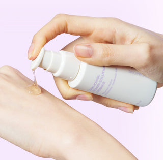 Deoproce Bakuchiol Repair Solution Essence 50ml bottle, clear liquid essence with a minimalist label for skincare repair.