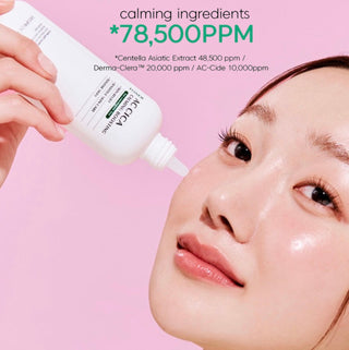 Deoproce AC Cica Calming Boosting Toner 150ml bottle with clear label, designed for soothing and refreshing skin care.