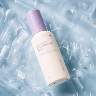 Deoproce Bakuchiol Repair Solution Toner 150ml bottle, clear liquid skincare product for soothing and repairing skin.