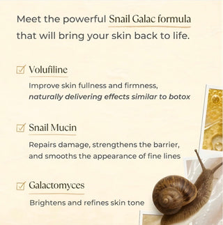 Deoproce Snail Galac Revital Toner 130ml in a clear bottle with a minimalist label, designed for nourishing and revitalizing skin.