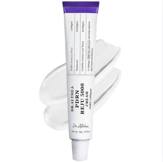 Cream jar of Dr. Althea PDRN Reju 5000 Cream, a 20ml skincare product with nourishing and rejuvenating formula.