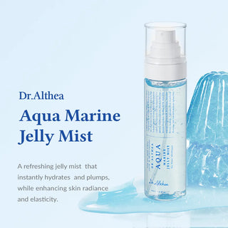 Dr. Althea Aqua Marine Jelly Mist 100ml, a refreshing facial mist with a jelly-like texture and marine-inspired hydration.