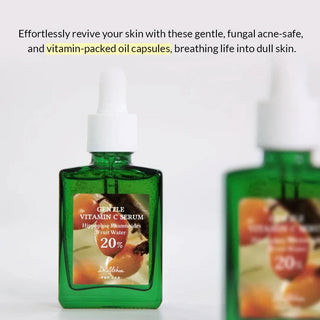 Dr. Althea Gentle Vitamin C Serum in a 30ml bottle, featuring clear liquid and a minimalist label for brightening skincare.