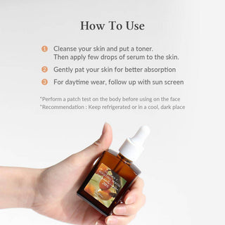 Dr. Althea Vitamin C Boosting Serum 30ml bottle with white pump dispenser, designed for brightening and skincare.