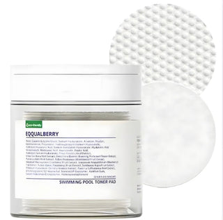 Eqqualberry Swimming Pool Toner Pads in 220mL container, designed for maintaining clear and balanced pool water.
