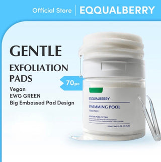 Eqqualberry Swimming Pool Toner Pads 220mL, close-up of the toner pads in a container for pool water treatment.