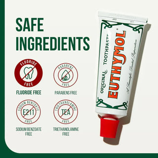 Euthymol Original Toothpaste 75ml-Fluoride Free