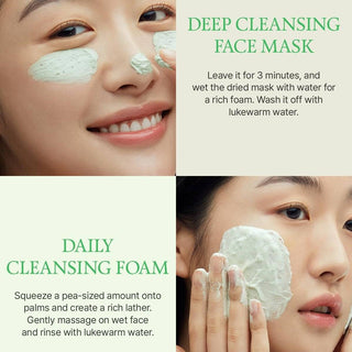 FULLY Green Tomato Clay Mask Cleanser in a 120mL bottle, facial cleanser with green tomato extract for deep cleansing and skin refreshment.
