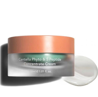 Haruharu Wonder Centella Phyto and 5 Peptide Concentrate Cream 30ml, face care cream with botanical ingredients and peptide complex.
