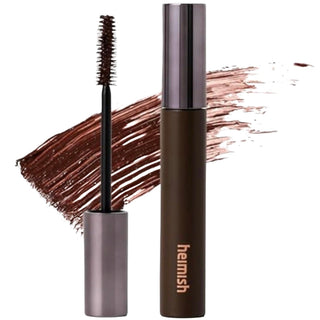 Heimish Dailism Smudge Stop Mascara 9g shown in a sleek black tube, designed to prevent smudging and enhance lash volume.