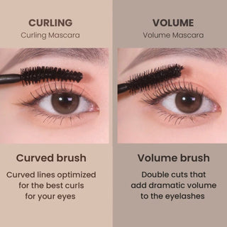 Heimish Dailism Smudge Stop Mascara 9g showing the black mascara tube with a sleek design and applicator brush.