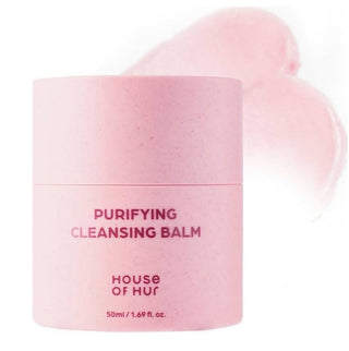 House of Hur Purifying Cleansing Balm 50mL in a sleek jar, designed for deep cleansing and skin purification.