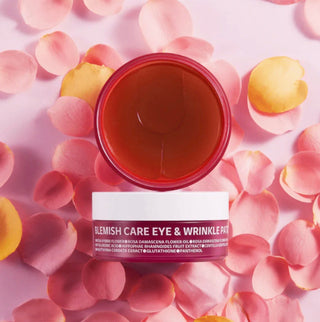 ISOI Blemish Care Eye & Wrinkle Patch, clear eye patch with soothing ingredients designed to reduce blemishes and wrinkles around the eye area.