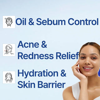 ISOI Acni Dr. 1st Control Serum 40mL bottle, clear serum with a pump dispenser, designed for acne-prone skin.