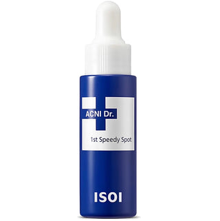 ISOI Acni Dr. 1st Control Serum 40mL, clear bottle with dropper and label, displayed against a white background.