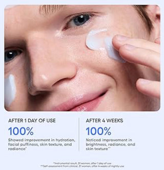 Laneige Water Sleeping Mask EX moisturizer in 15ml sample jar, hydrating skincare product with blue and white packaging.