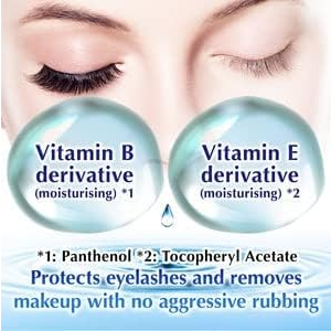 Mandom Bifesta eye makeup remover in 145mL bottle with clear liquid, designed for gentle eye makeup removal