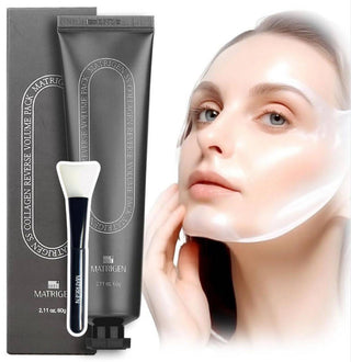 Matrigen SS Collagen Reverse Volume Pack skin care masks with spatula, Korean skincare treatment for collagen revitalization