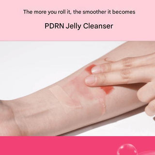 Medicube PDRN Hydrating Gel Cleanser in 200mL bottle, showing the clear gel texture and packaging.