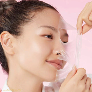 Medicube Collagen Night Wrapping Mask in a 75mL jar, shown on a clean surface, emphasizing its nourishing nighttime skincare benefits.