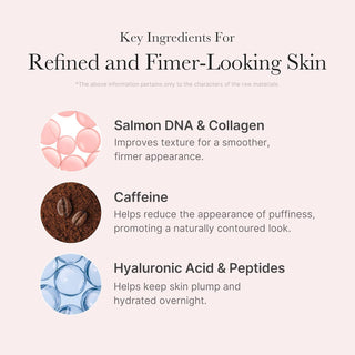 Medicube PDRN Pink Caffeine Night Wrapping Mask in 75mL jar, hydrating face night mask with pink and caffeine ingredients.