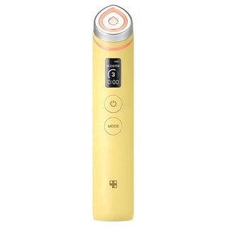 Medicube Age-R Booster Pro skincare tool in pink, designed for advanced facial skincare and anti-aging treatment.