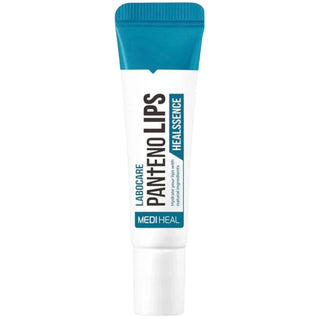 Mediheal Labocare Pantenolips Lip Balm in 10mL tube, moisturizing and soothing balm for dry lips, natural skincare product.