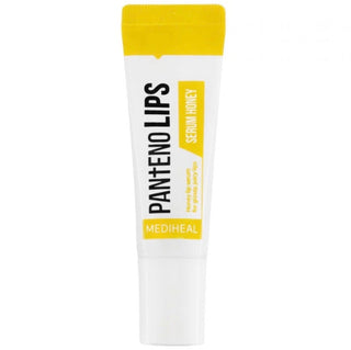 Mediheal Pantenolips Serum Honey in 10mL bottle, featuring a clear serum with honey extract for nourishing skin.