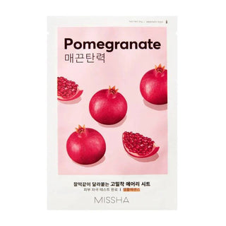 MISSHA Airy Fit Sheet Mask for face, featuring rice extract, designed for gentle skin hydration and nourishment.