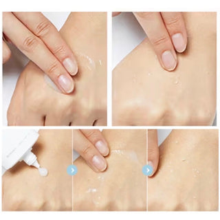 MISSHA Super Aqua Ultra Hyalron Peeling Gel in a 100mL tube, showcasing its smooth, hydrating formula for gentle skin exfoliation.