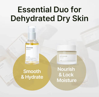 Mixsoon Bean Essence in a 30ml bottle, featuring clear liquid and a minimalist label, designed for skincare moisturizing.