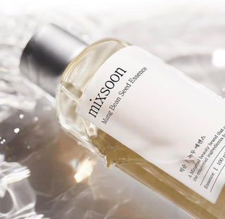 Mixsoon Mung Bean Seed Essence serum in 100ml bottle, featuring natural mung bean ingredients for skin nourishment.
