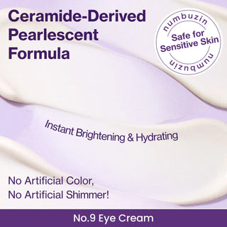 Numbuzin No.9 NAD Retinol Volumetox Eye Cream in 10mL tube, showing the eye cream applicator and packaging.