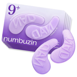 Numbuzin No.9 NAD Collagen under eye patches, moisturizing eye mask with collagen and NAD for brightening and firming the skin
