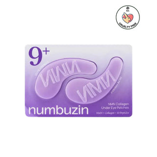 Numbuzin No.9 NAD Collagen Under Eye Patches, soothing eye mask with collagen for brightening and reducing puffiness.