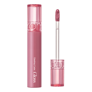 rom&nd ROMAND Glasting Colour Gloss in Grape Way, a shiny purple lip gloss with a smooth, glossy finish.