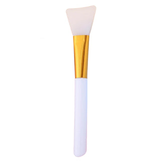 Seul Kare silicone mask brush in black with a ergonomic handle, designed for easy application of facial masks.