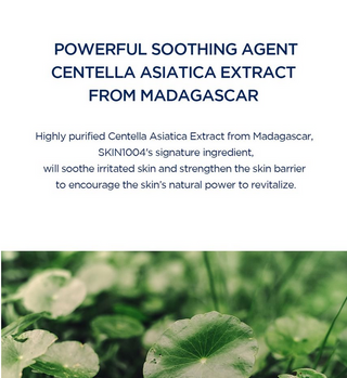 SKIN1004 Madagascar Centella Hyalu-Cica gentle cleansing milk in a 200mL bottle, designed for delicate skin cleansing.